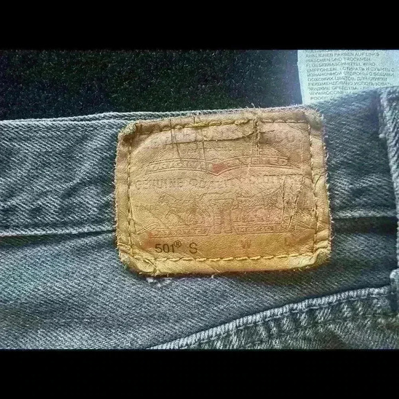 Vintage 90s Levis 501xx Womens 26 Thrashed Button Fly Cut Off Denim Shorts USA - Picture 6 of 9